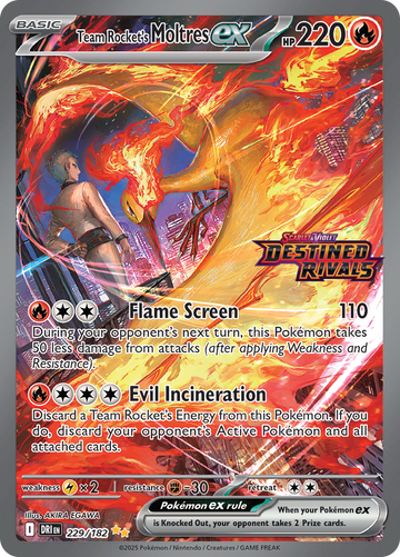 Team Rocket's Moltres ex xDRI 229