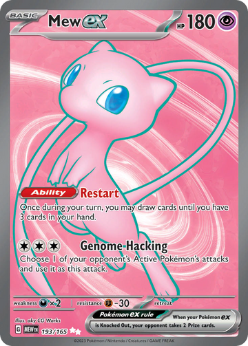 Mew ex MEW 193/165