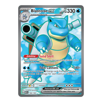 Blastoise ex MEW 184/165