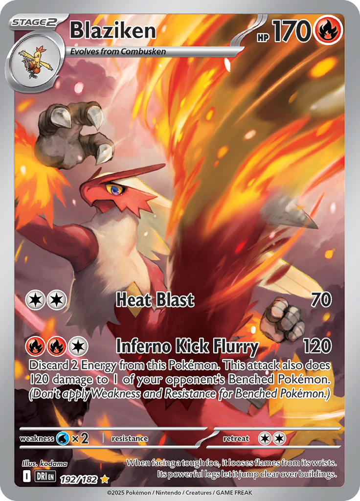 Blaziken DRI 192/182