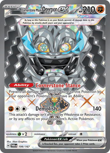 Cornerstone Mask Ogerpon ex TWM 199/167