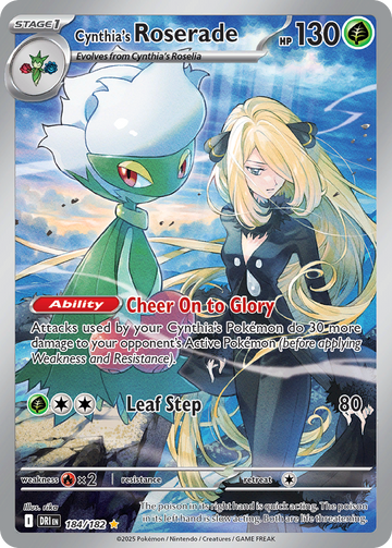 Cynthia's Roserade DRI 184/182
