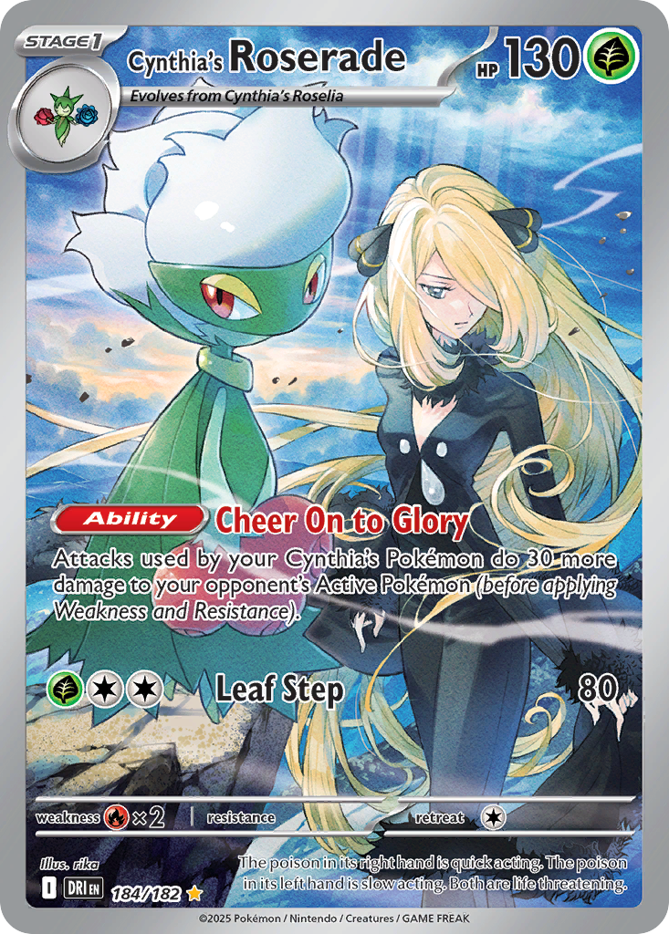 Cynthia's Roserade DRI 184/182