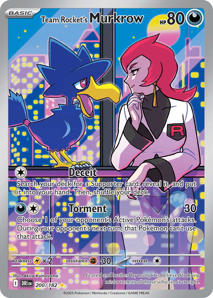 Team Rocket's Murkrow DRI 200/182