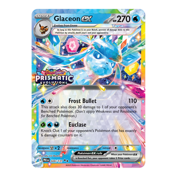 Glaceon ex xPRE 026/131 (Stamped & Sealed)