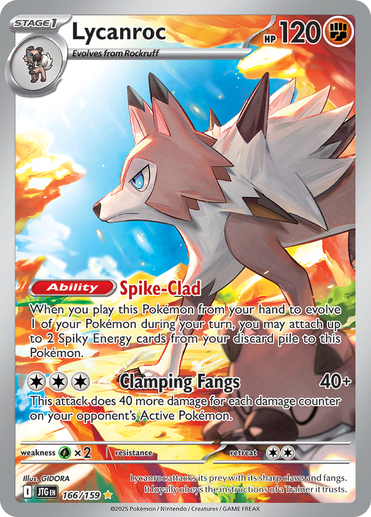 Lycanroc JTG 166/159