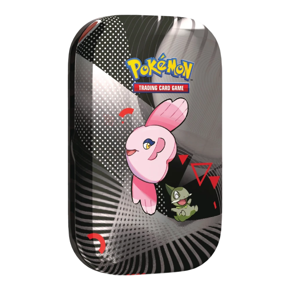 Pokémon TCG Scarlet & Violet Black Bolt & White Flare Mini Tin - Alomomola Axew