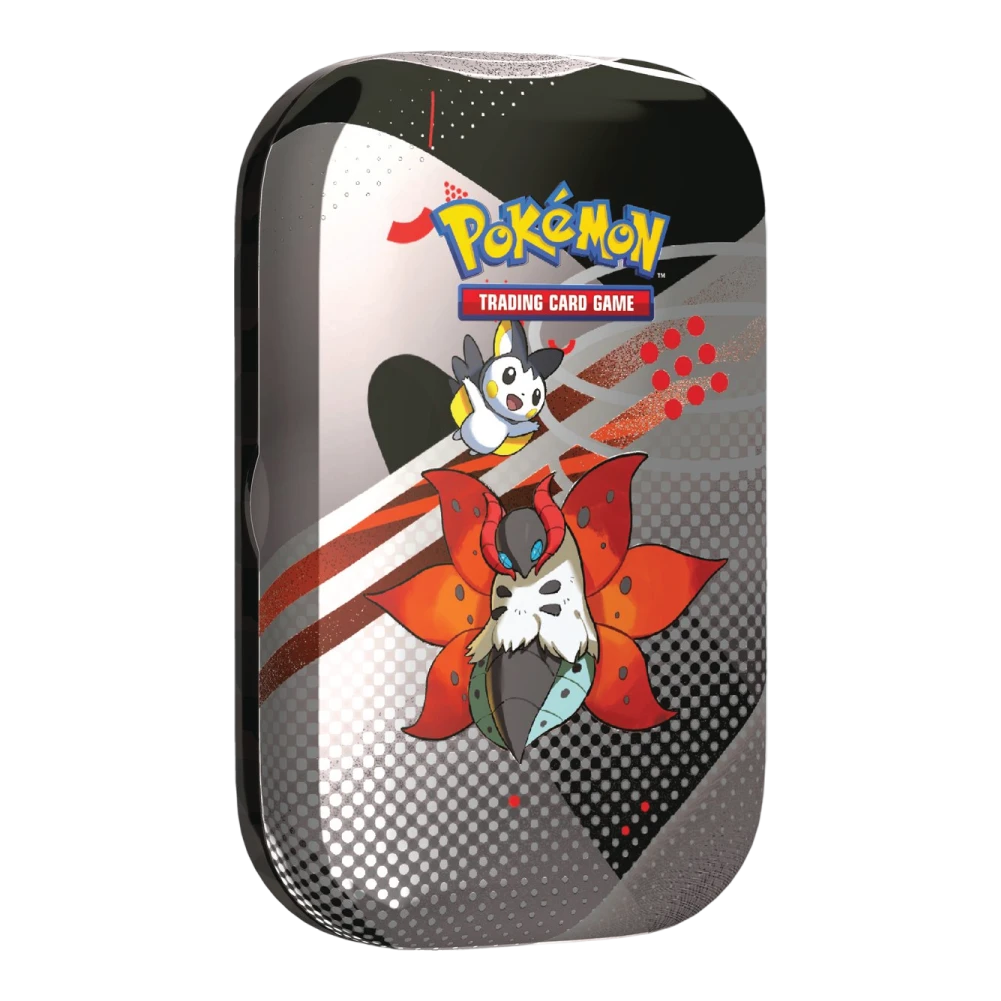 Pokémon TCG Scarlet & Violet Black Bolt & White Flare Mini Tin - Volcarona & Emolga