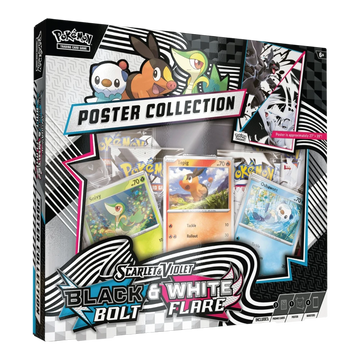 Pokémon TCG Scarlet & Violet Black Bolt & White Flare Poster Collection