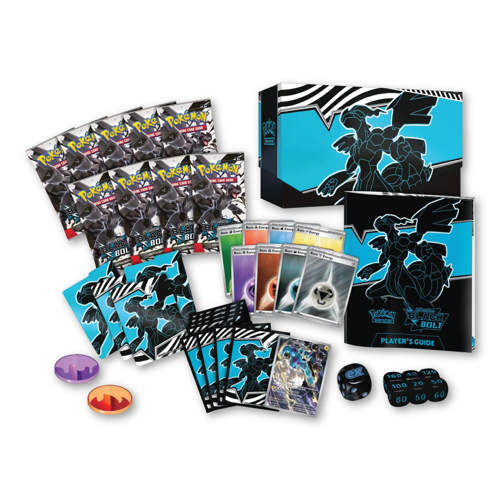 Pokémon TCG Scarlet & Violet Black Bolt Elite Trainer Box Contents