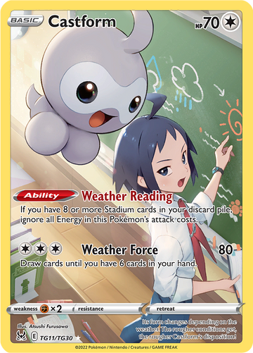 Castform LOR TG11/TG30