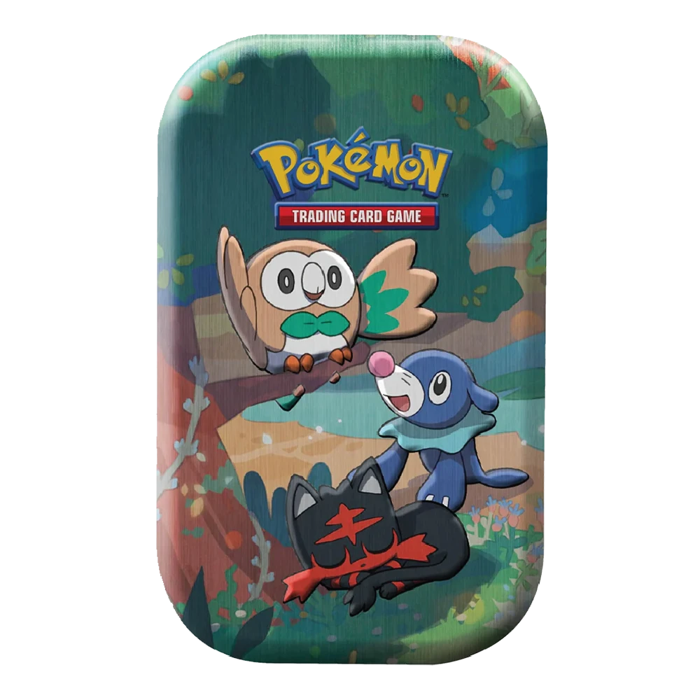 Pokémon TCG: Celebrations Mini Tin Alola (Rowlet, Litten & Popplio)