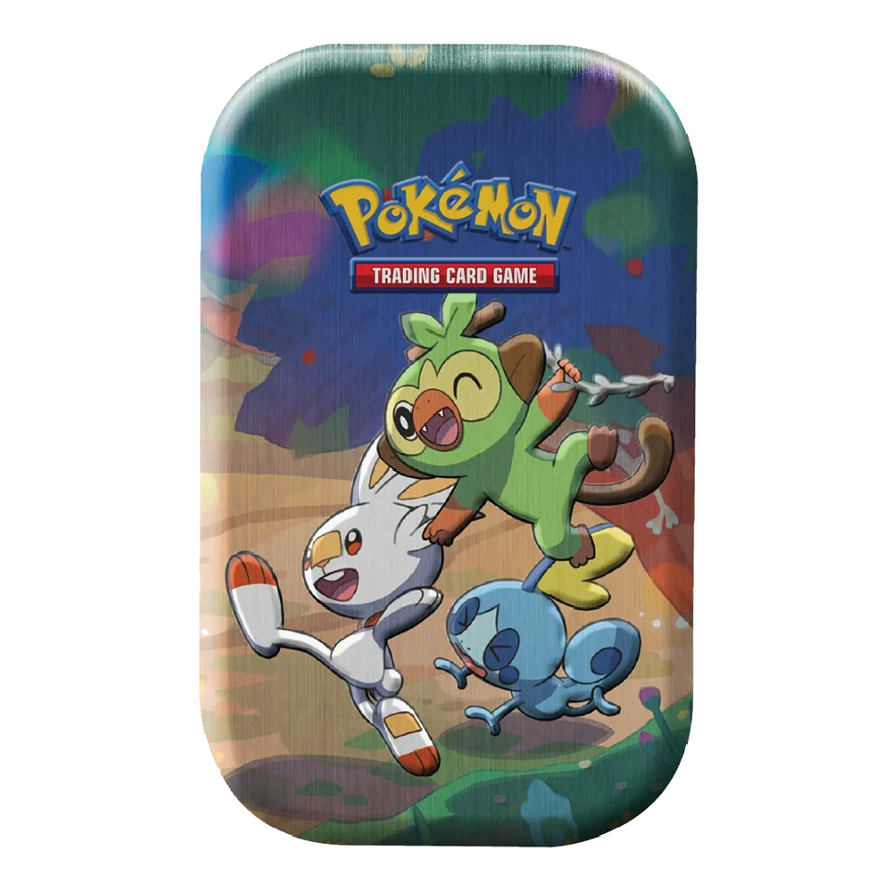 Pokémon TCG: Celebrations Mini Tin Galar (Grookey, Scorbunny & Sobble)