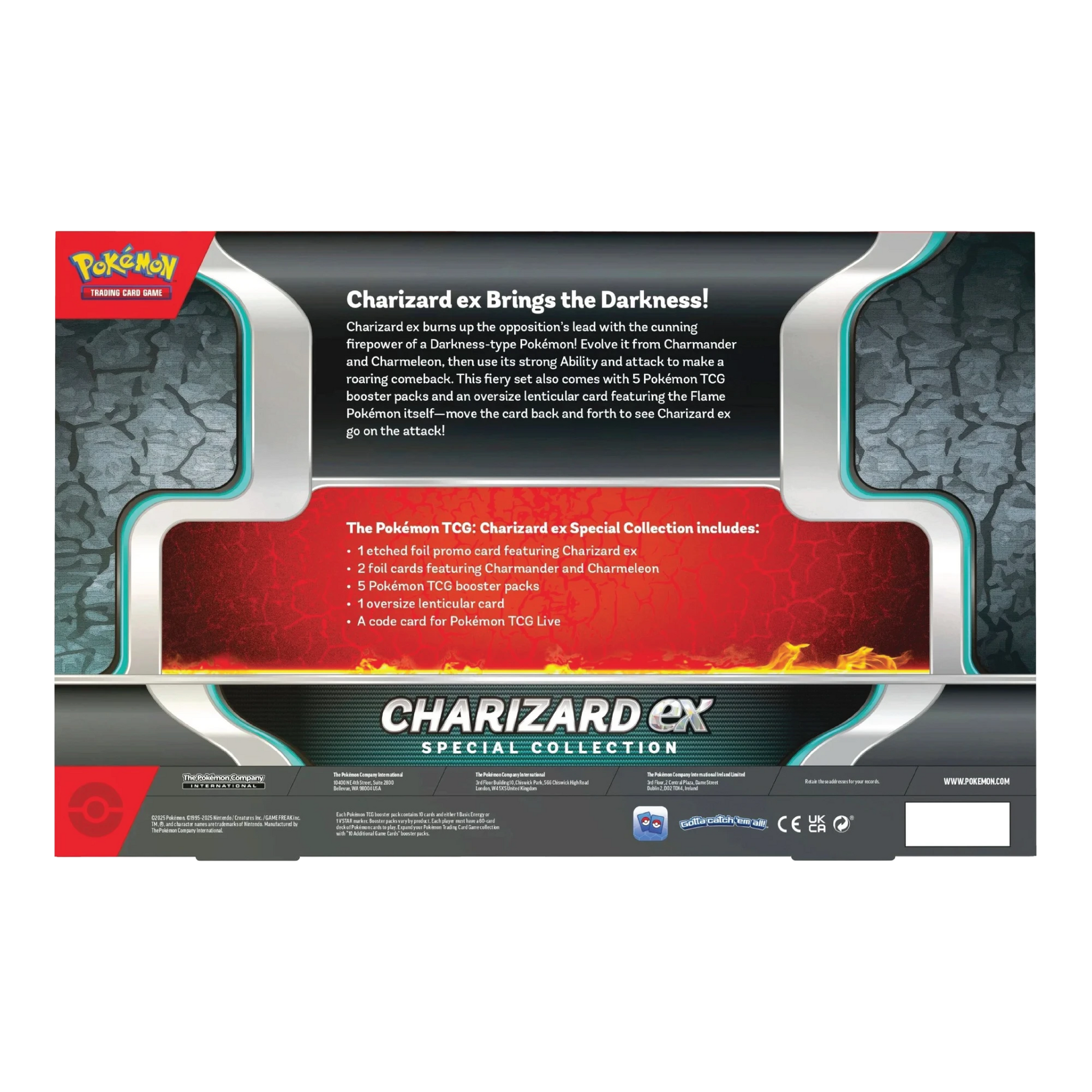 Charizard ex Special Collection - Achterkant
