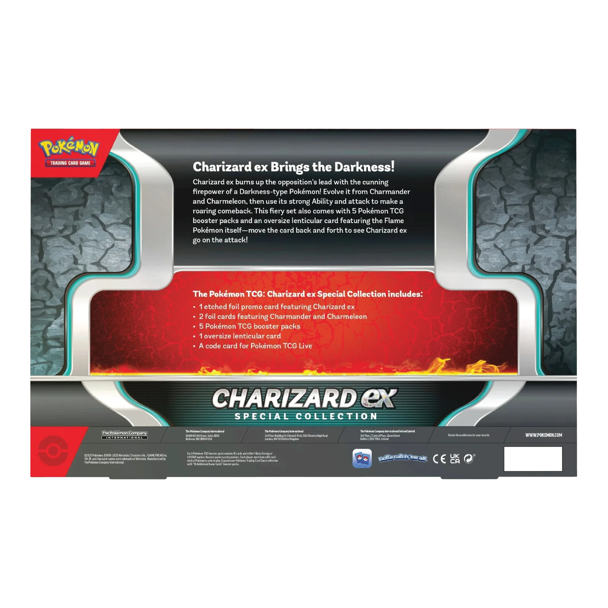Charizard ex Special Collection - Achterkant