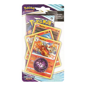 Pokémon TCG Sword & Shield Chiling Reign Premium Checklane Blister Blaziken Promo