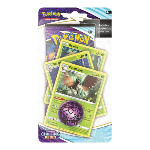 Pokémon TCG Sword & Shield Chiling Reign Premium Checklane Blister Decidueye Promo