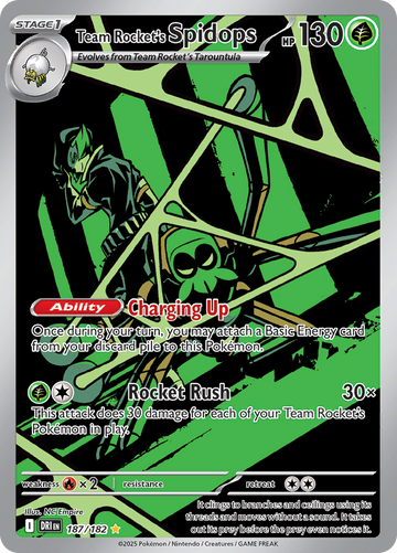 Team Rocket's Spidops DRI 187