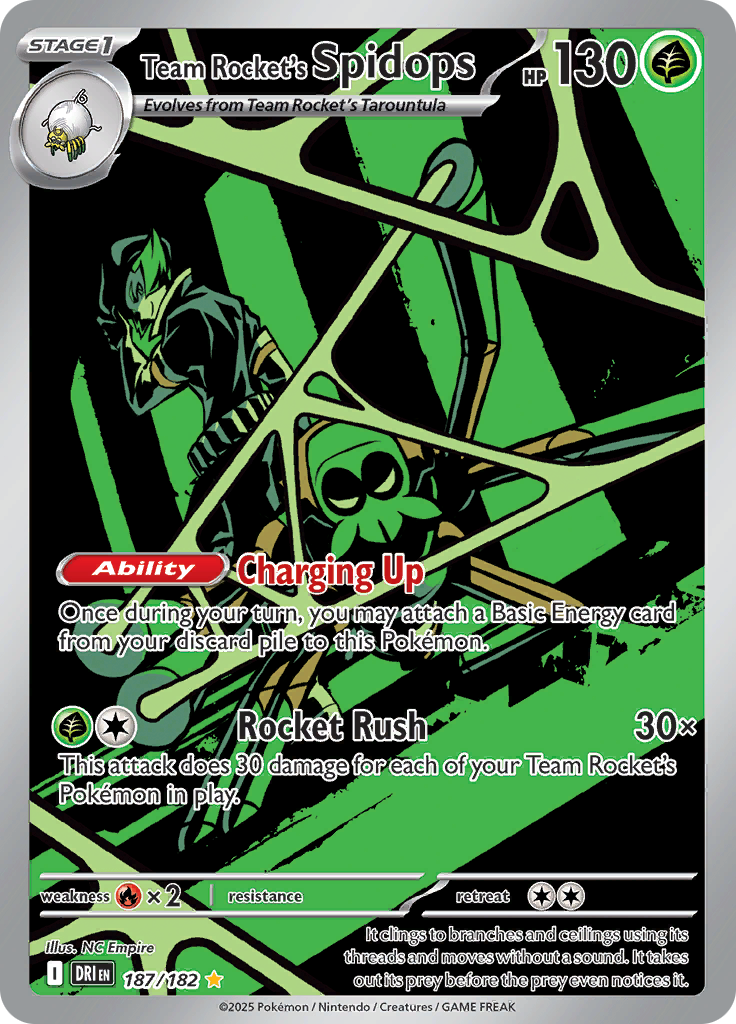 Team Rocket's Spidops DRI 187