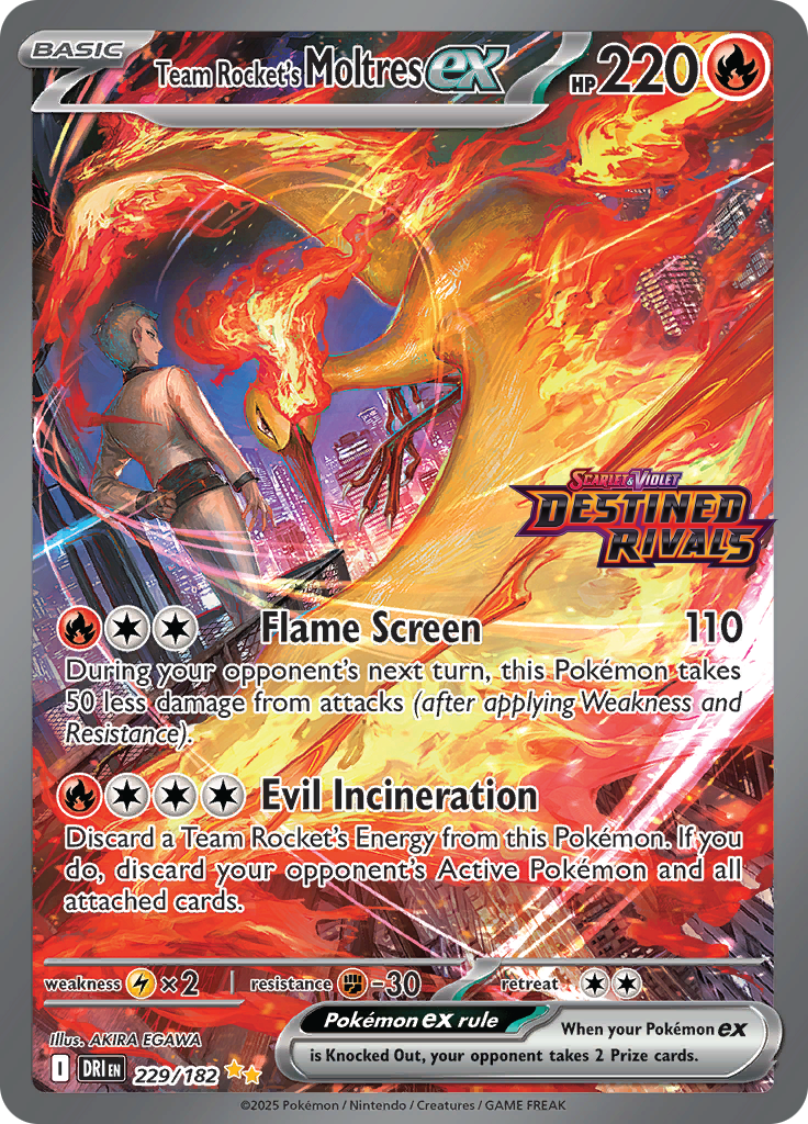 Team Rocket's Moltres ex xDRI 229