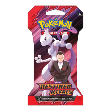 Pokémon TCG: Destined Rivals Sleeved Booster Pack (Giovanni & Mewtwo)