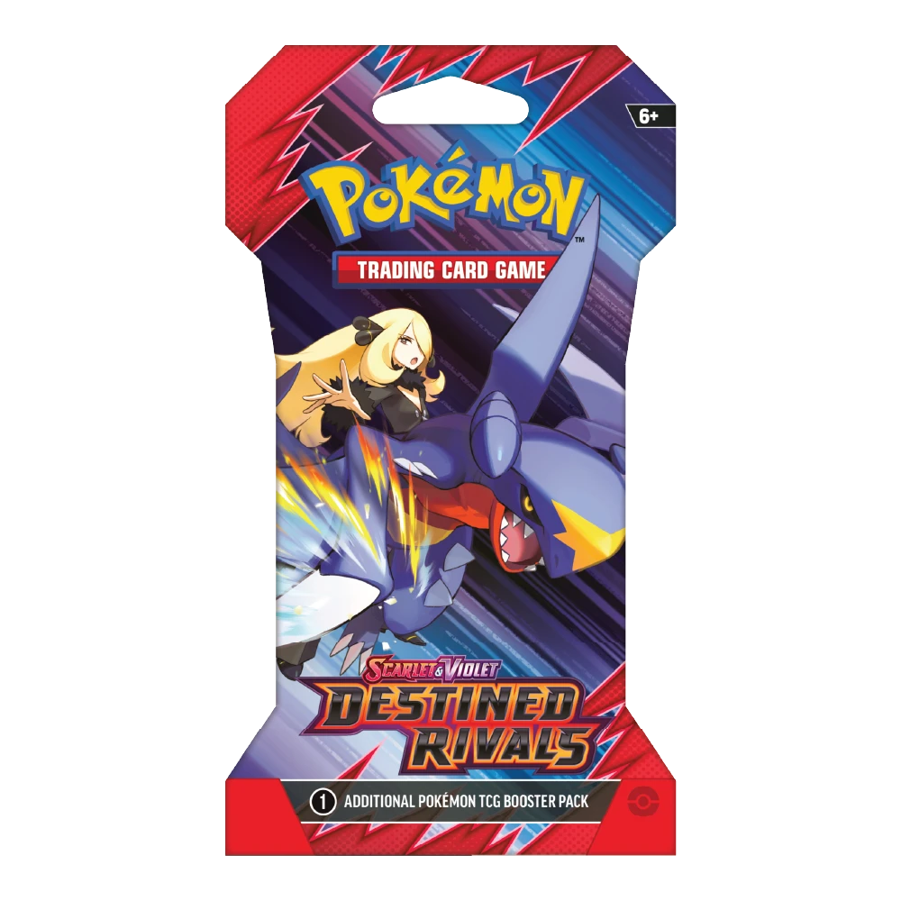 Pokémon TCG: Destined Rivals Sleeved Booster Pack (Cynthia & Garchomp)
