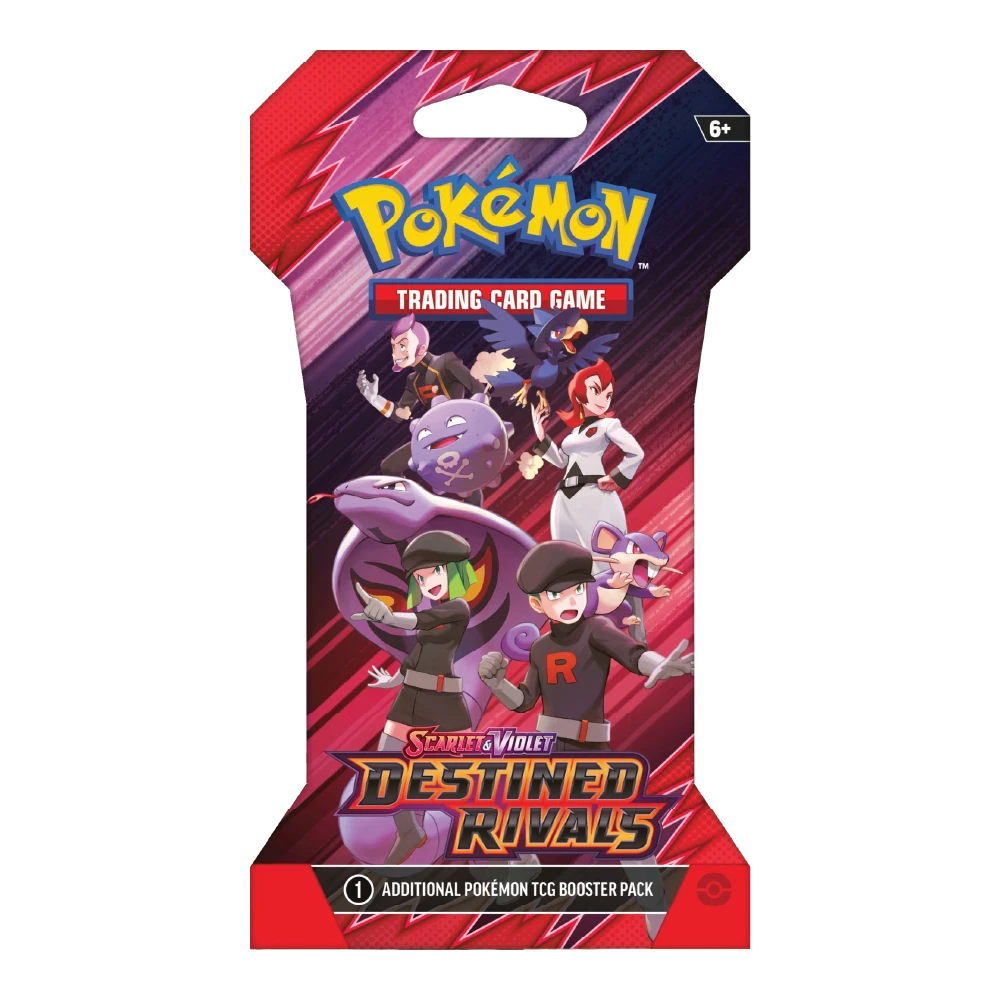 Pokémon TCG: Destined Rivals Sleeved Booster Pack (Team Rocket)