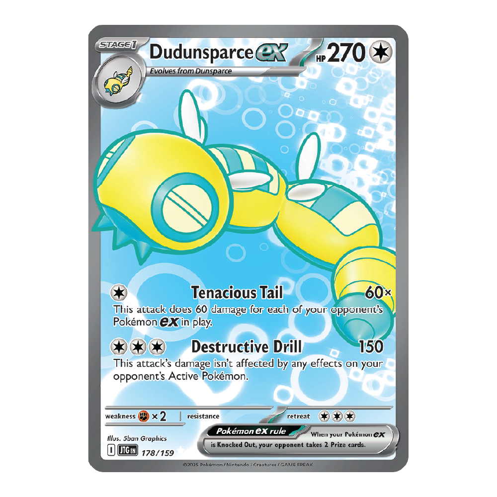 Dudunsparce ex 178/159