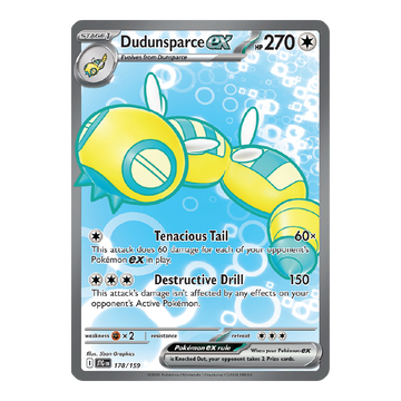 Dudunsparce ex 178/159
