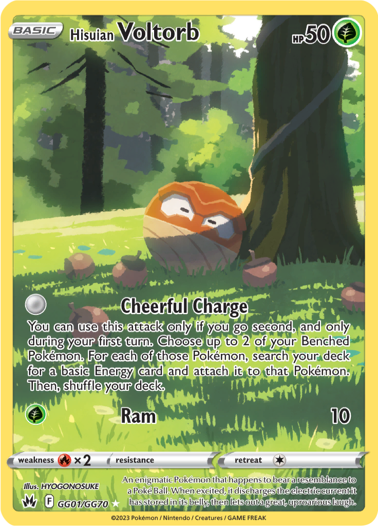 Hisuian Voltorb CRZ GG01/GG70