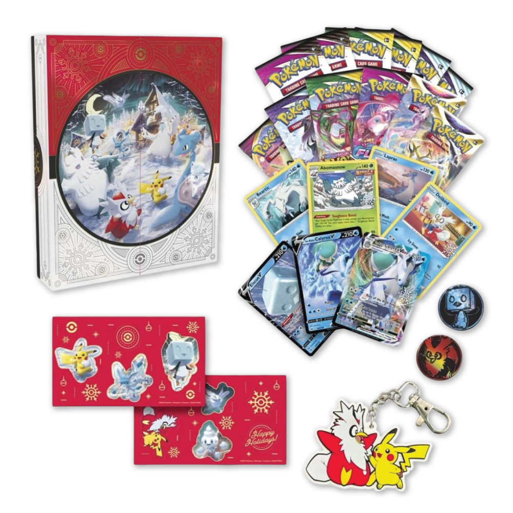 Pokémon TCG Holiday Calendar 2022 Contents