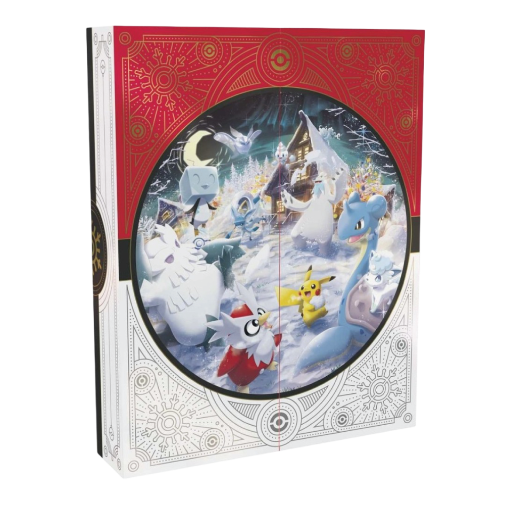 Pokémon TCG Holiday Calendar 2022 Open Back