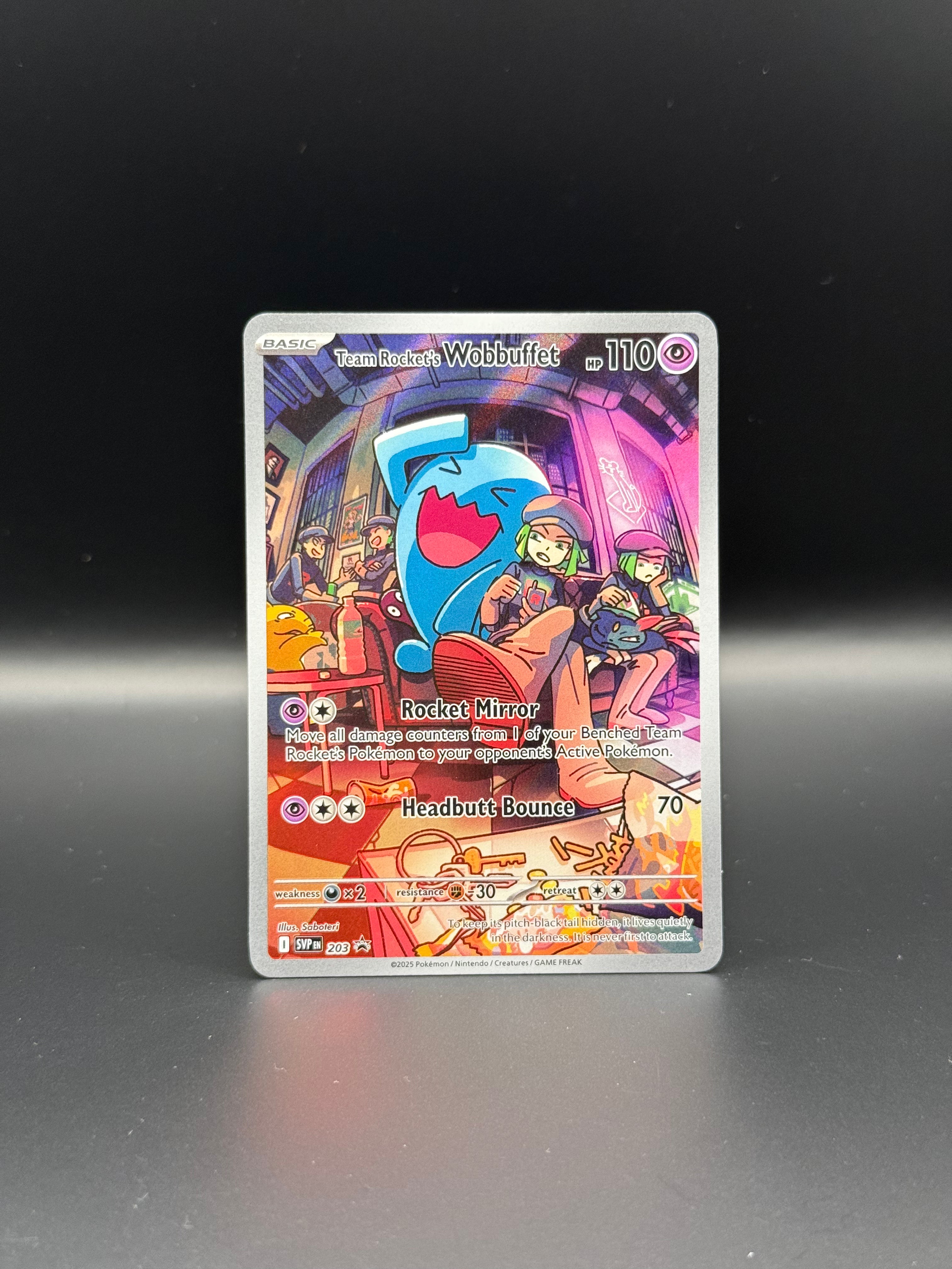 Team Rocket's Wobbuffet SVP203