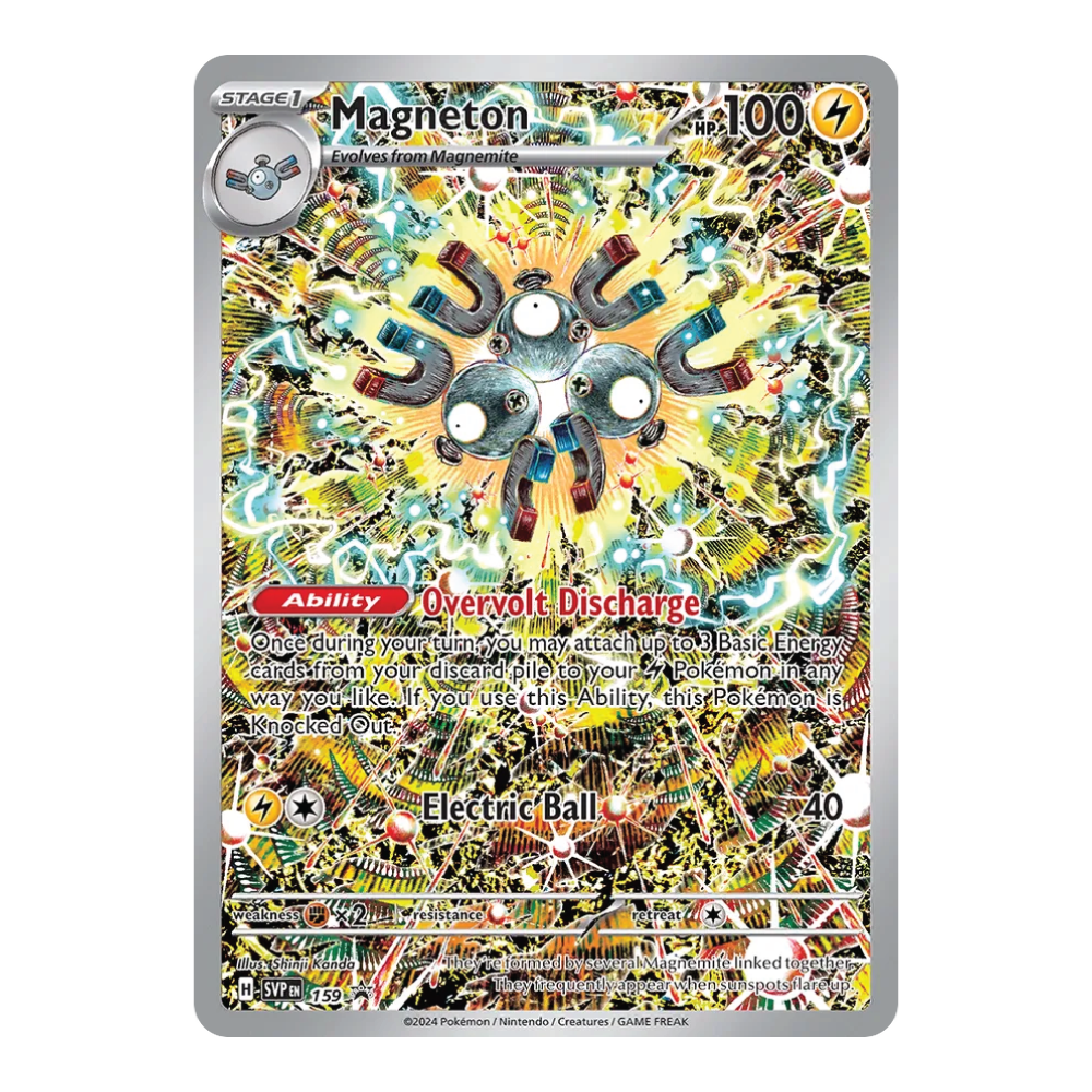 Pokémon TCG Surging Sparks ETB Promo Magneton SVP159
