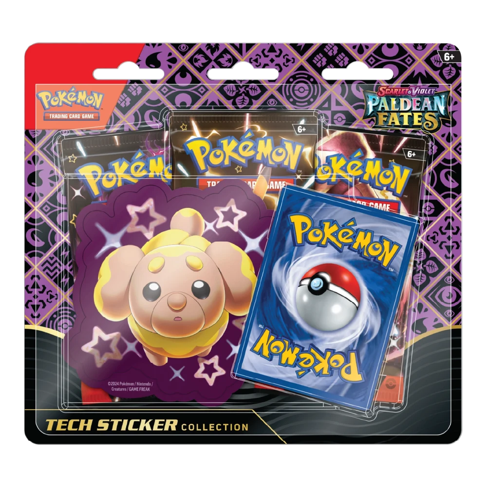 Pokémon TCG: Paldean Fates Tech Sticker Collection (Fidough)