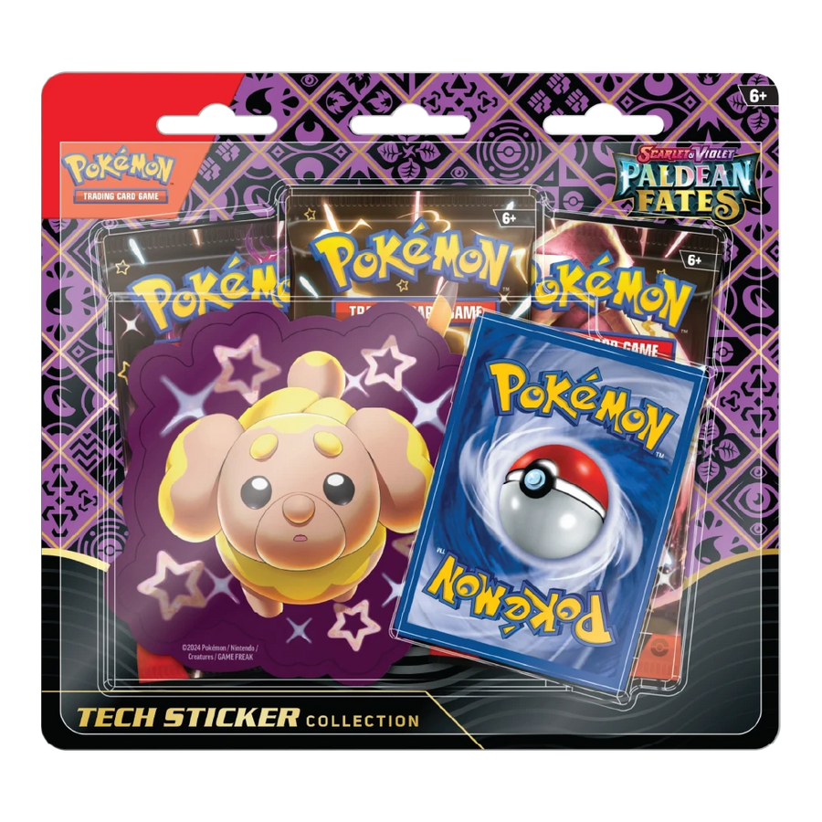 Pokémon TCG: Paldean Fates Tech Sticker Collection (Fidough)