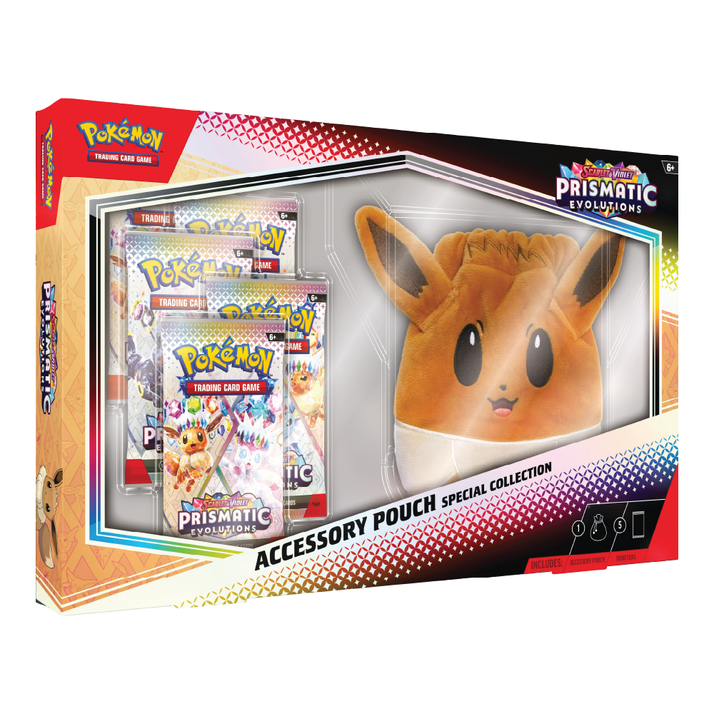 Pokémon TCG: Prismatic Evolutions Accessory Pouch Special Collection