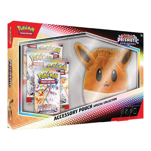 Pokémon TCG: Prismatic Evolutions Accessory Pouch Special Collection