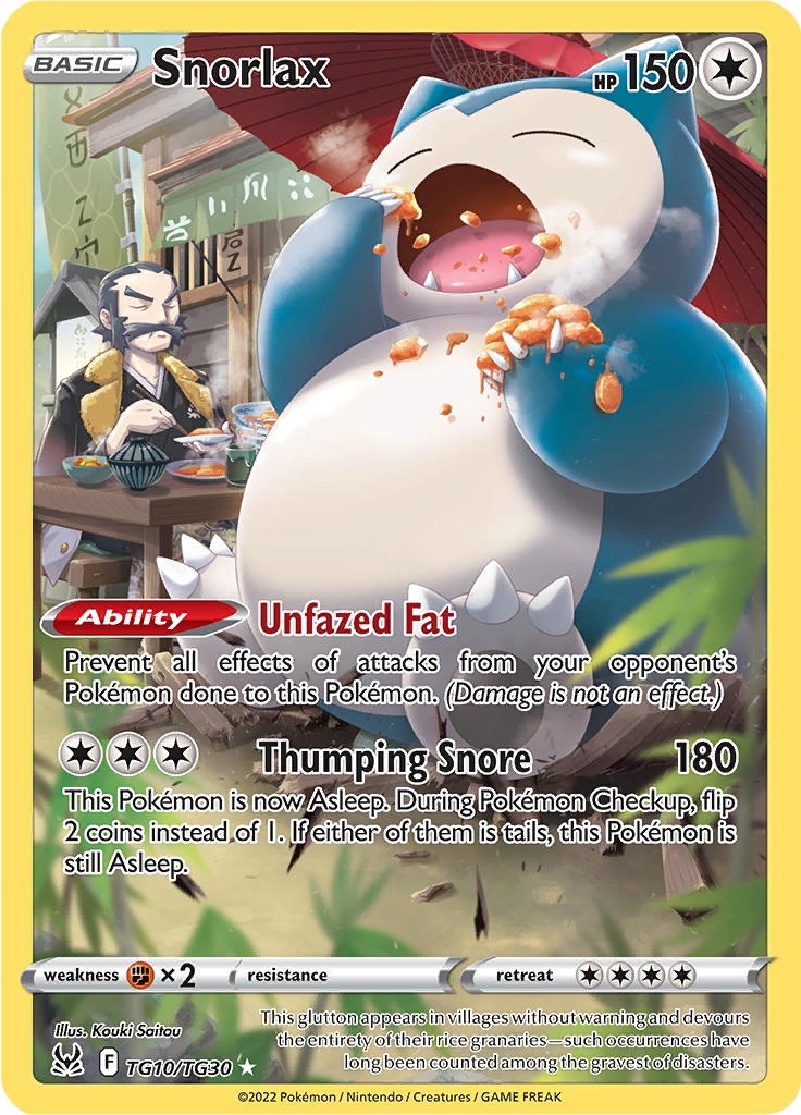 Snorlax LOR TG10/TG30