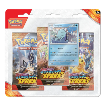 Pokémon TCG Scarlet & Violet Surging Sparks 3-Pack Blister Quagsire Promo