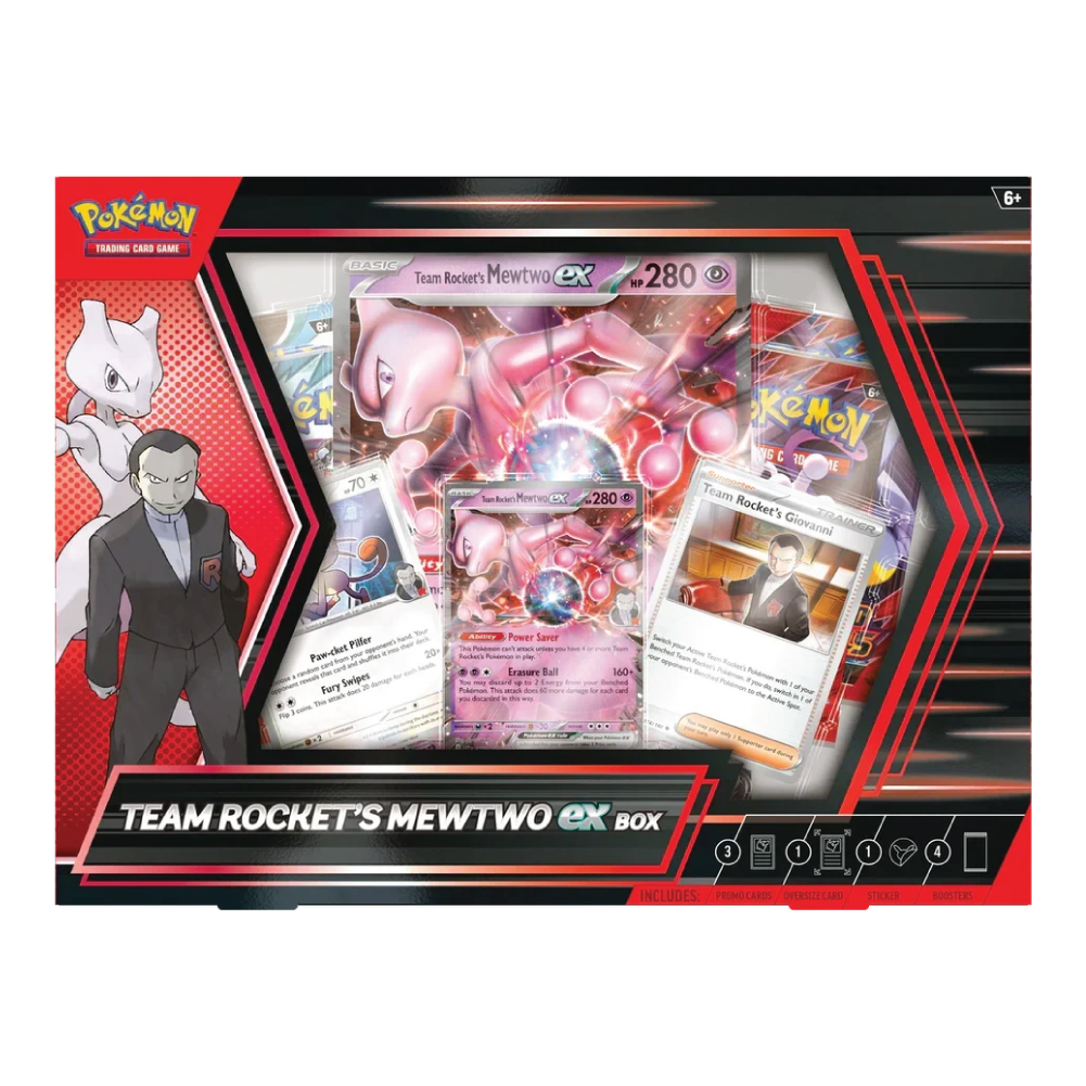 Team Rocket's Mewtwo ex Box - Voorkant