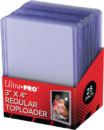 Ultra PRO Regular Toploader 3x4in 25 pcs