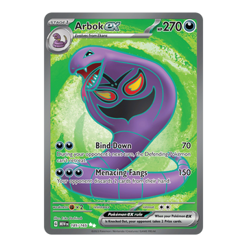 Arbok ex MEW 185/165