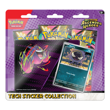 Pokémon TCG Ascended Heroes Tech Sticker Collection met Gastly Promo