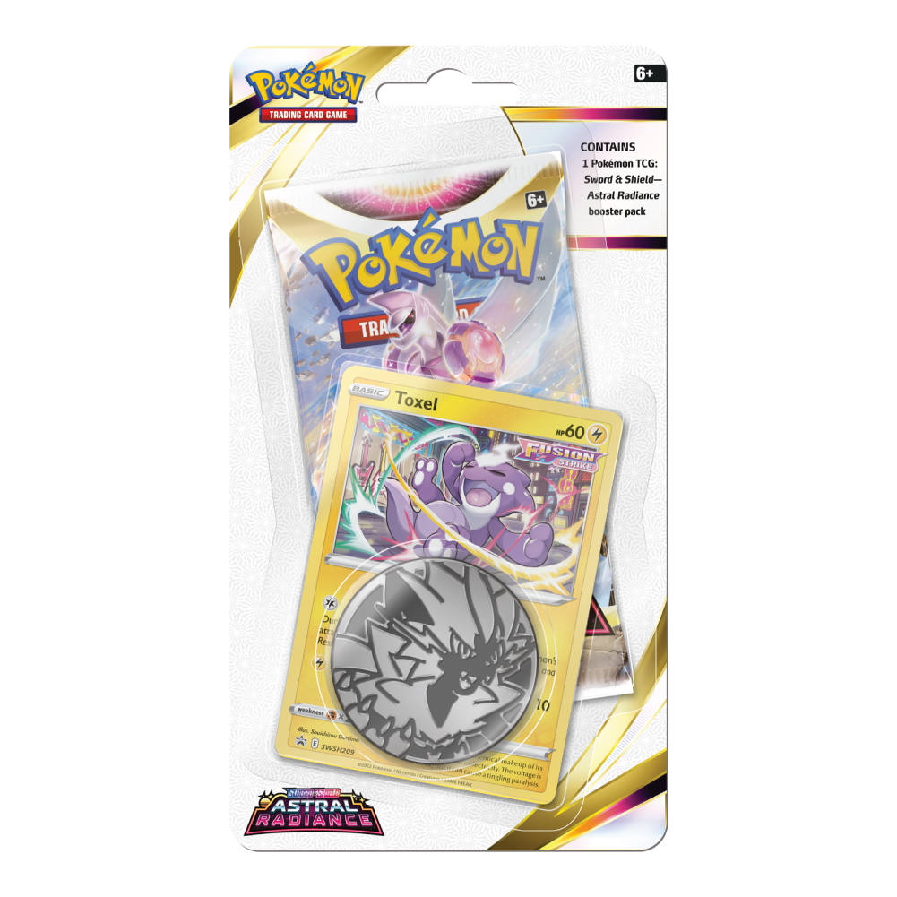 Pokémon TCG Astral Radiance Checklane Blister met Toxel Promo