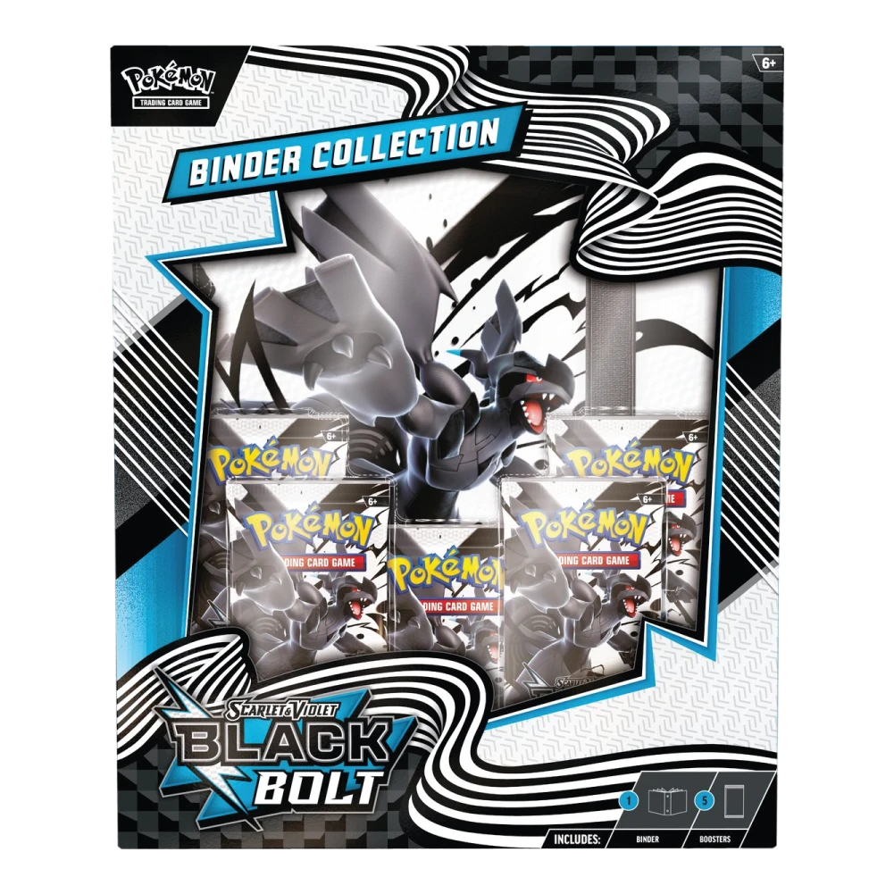 Pokémon TCG Scarlet & Violet Black Bolt Binder Collection Front
