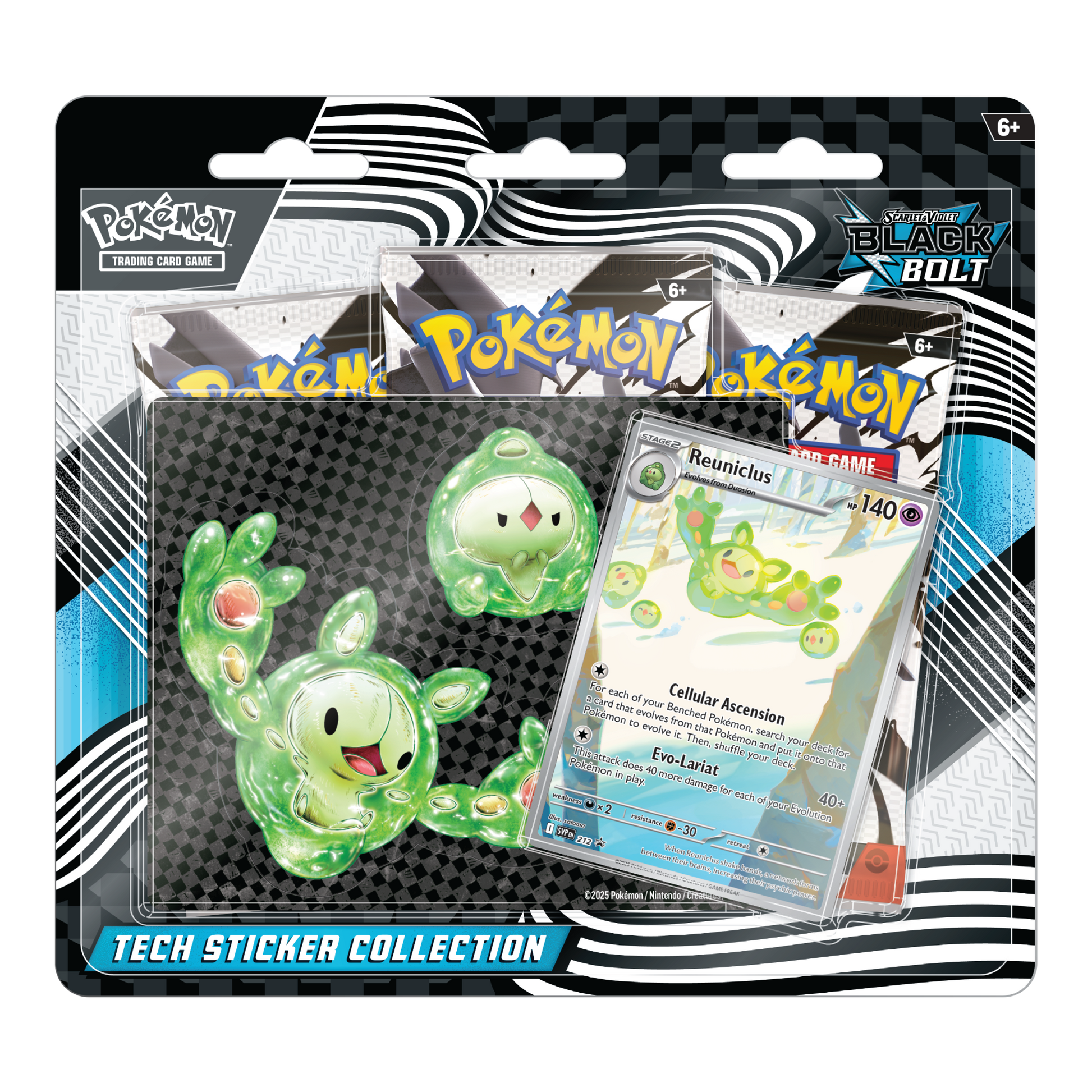 Black Bolt Tech Sticker Collection Reuniclus