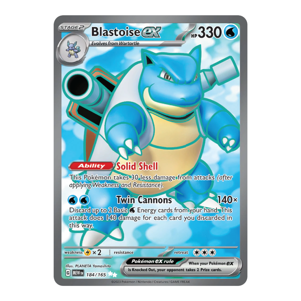Blastoise MEW 184/165