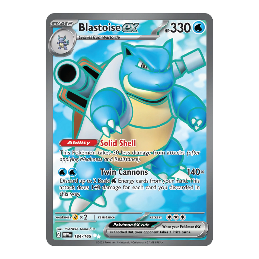 Blastoise MEW 184/165