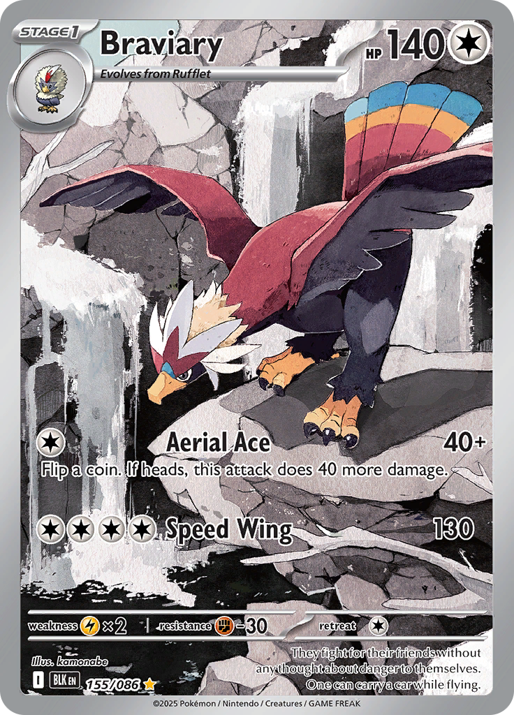Braviary BLK 155/086
